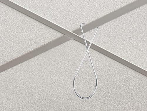 Ceiling Hook Clips Ceiling Tile Hooks T-bar Clips Drop Ceiling Clips for Office, Classroom, Home and