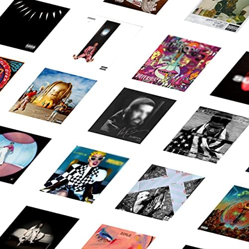 Unique America 150 Pcs | Posters Wall Collage Kit, Album Cover Posters, Posters for Room, Music Post