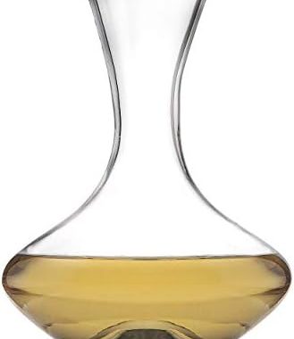 Godinger Wine Decanter Carafe, Hand Blown Wine Decanter Aerator - Wine Gifts