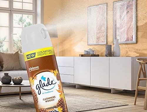 Amazon.com: Glade Air Freshener Room Spray, Cashmere Woods, 8.3 oz, 6 Count : Health & Household