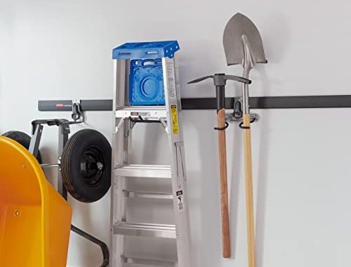 Amazon.com: Rubbermaid Rail Garage Organization Multi-Purpose Hook, Wall Mounted Storage System, Dir