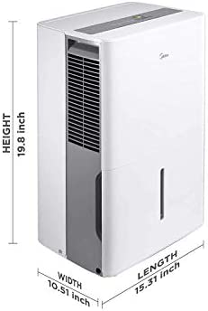 Amazon.com - Midea 1,500 Sq. Ft. Energy Star Certified Dehumidifier With Reusable Air Filter 22 Pint