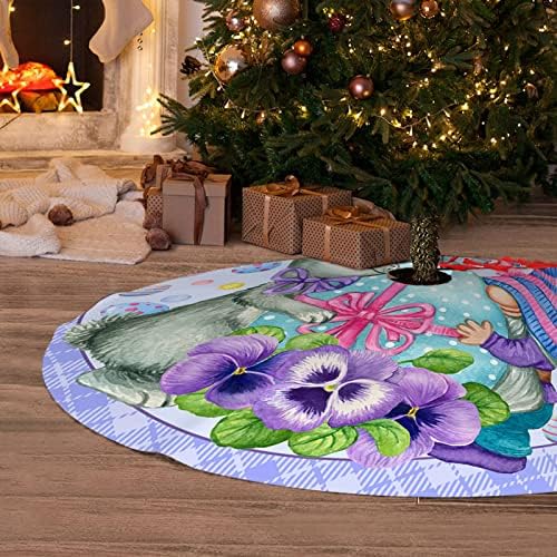Amazon.com: Easter Colorful Eggs Tree Skirt Christmas Tree Skirt Easter Bunny Xmas Tree Ornament for