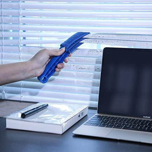 Amazon.com: HIWARE Window Blind Cleaner Duster Brush with 5 Microfiber Sleeves - Blind Cleaner Tools