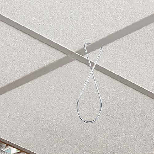 Ceiling Hook Clips Ceiling Tile Hooks T-bar Clips Drop Ceiling Clips for Office, Classroom, Home and