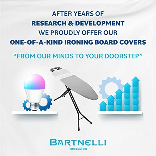 Amazon.com: Bartnelli Ironing Board Cover and Pad, Made in Europe with New Patent Technology | 54x15