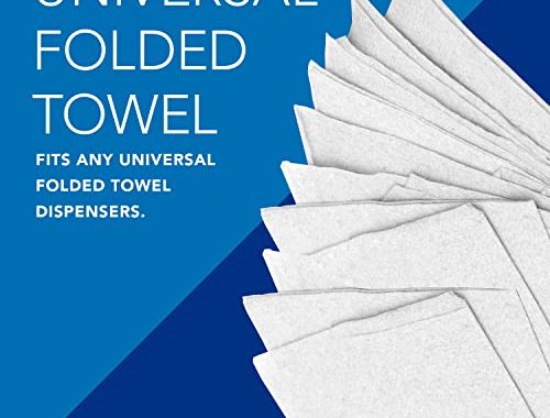 Scott Essential Multifold Paper Towels (01804) with Fast-Drying Absorbency Pockets, White, 16 Packs