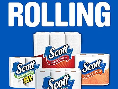 Amazon.com: Scott Paper Towels, Choose-A-Sheet - 30 Mega Rolls (2 Packs of 15) = 56 Regular Rolls (1