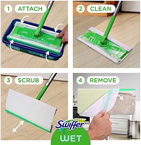 Amazon.com: Swiffer Sweeper Wet Mopping Cloth Multi Surface Refills, Febreze Lavender Scent, 36 coun